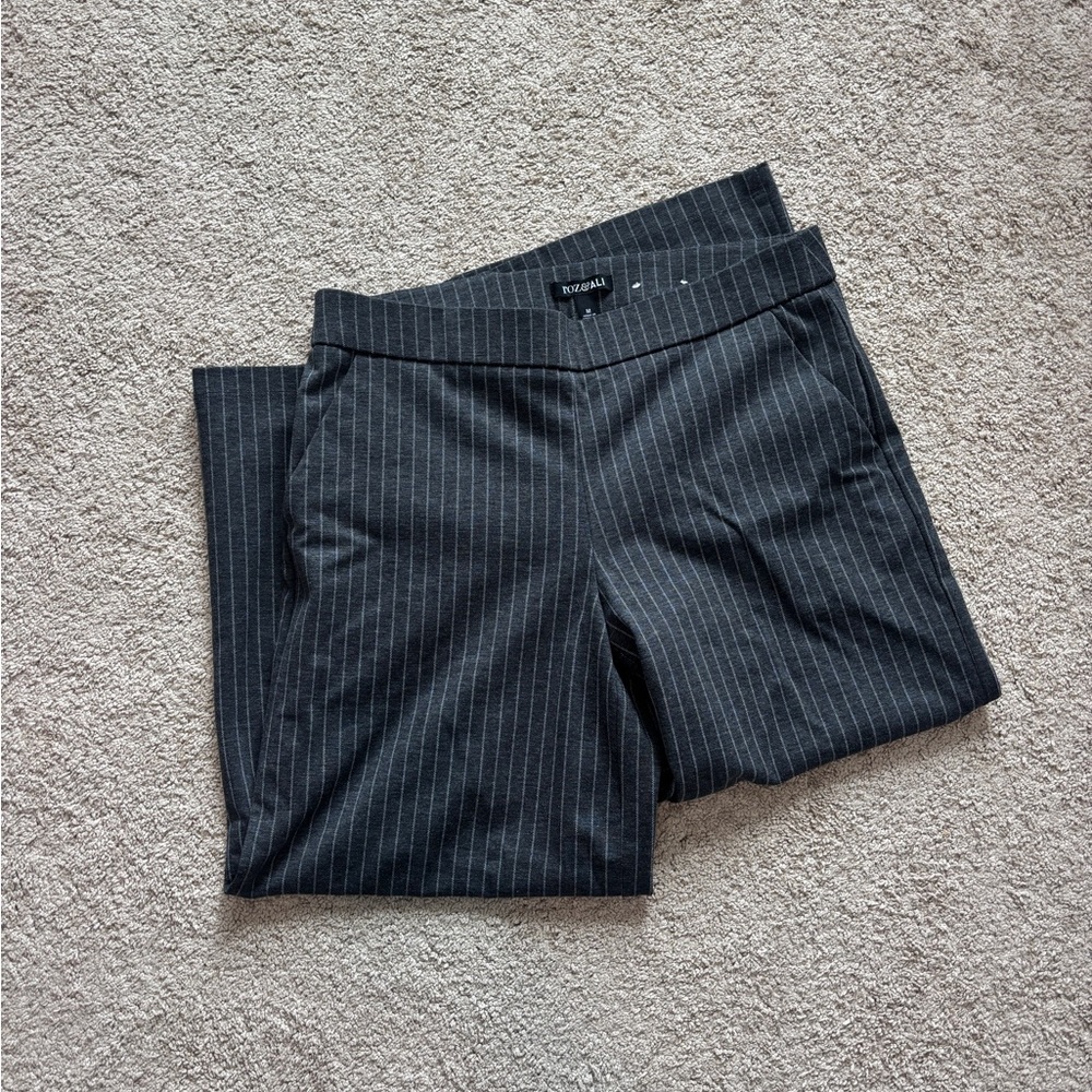 Roz & Ali Charcoal Pinstripe Trousers